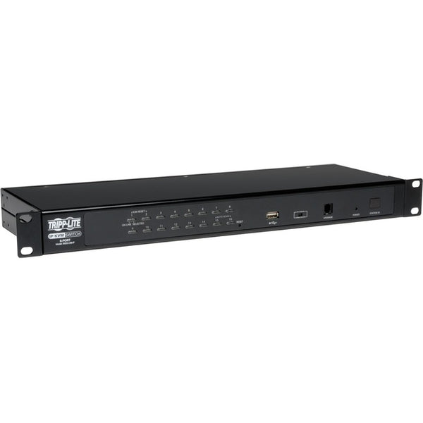 Tripp Lite 16-Port Rackmount KVM Switch w- Built in IP and On Screen Display 1U - American Tech Depot