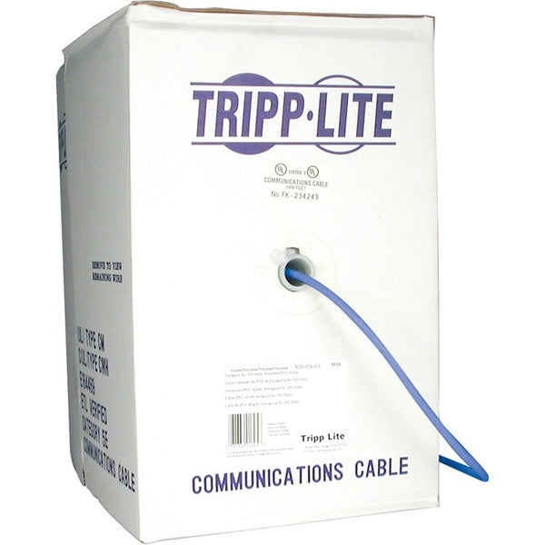 Tripp Lite 1000ft Cat5 - Cat5e 350MHz Bulk Stranded-Core PVC Cable Blue 1000' - American Tech Depot