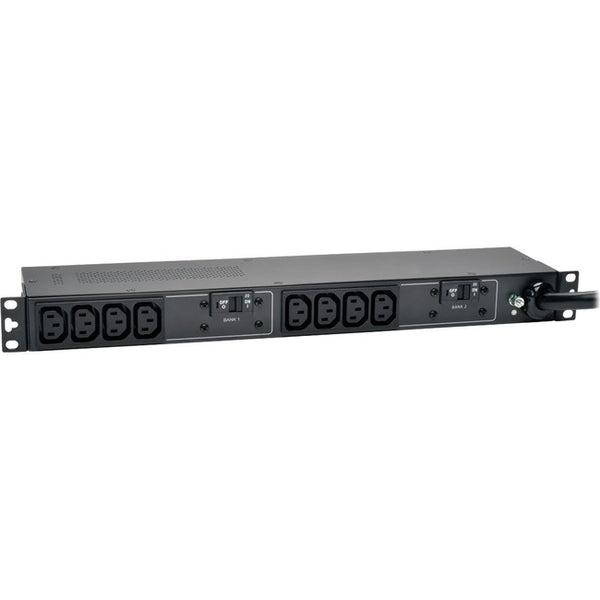 Tripp Lite PDU Basic 208V - 240V 30A 5-5.8kW C13 10 Outlet L6-30P Horizontal 1U - American Tech Depot