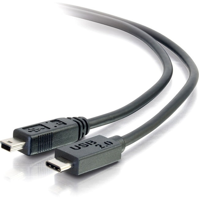 C2G 12ft USB C to USB Mini B Cable - USB 2.0 to USB Mini B - M-M - American Tech Depot