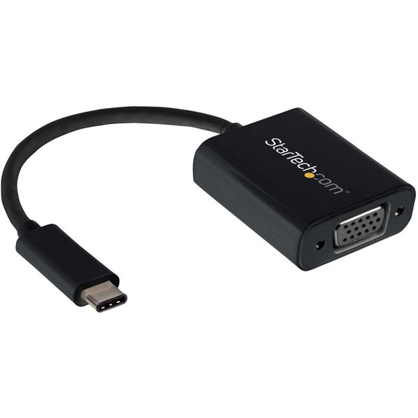 StarTech.com USB-C to VGA Adapter - Thunderbolt 3 Compatible - USB C Adapter - USB Type C to VGA Dongle Converter - American Tech Depot