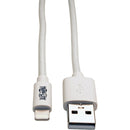 Tripp Lite 10ft Lightning USB-Sync Charge Cable for Apple Iphone - Ipad White 10' - American Tech Depot