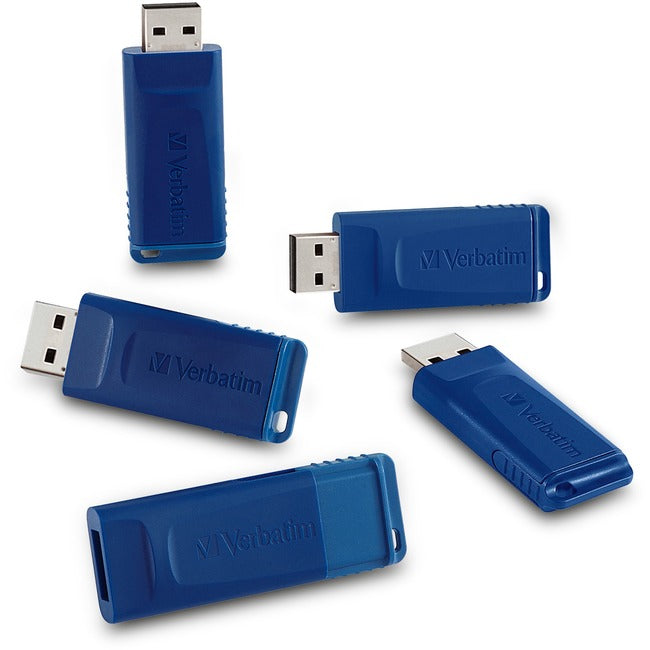 Verbatim 8GB USB Flash Drive - 5pk - Blue