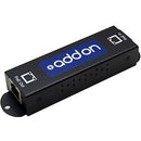 AddOn Gigabit PoE Extender: 1-Port In - 1-Port Out 10-100-1000M PoE Copper Ethernet RJ45 Extender for Cat5e or Better.