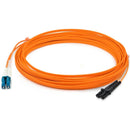 AddOn 2m LC (Male) to MT-RJ (Male) Orange OM1 Duplex Fiber OFNR (Riser-Rated) Patch Cable - American Tech Depot