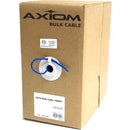 Axiom CAT6 23AWG 4-Pair Solid Conductor 550MHz Bulk Cable Spool 1000FT (Purple) - American Tech Depot