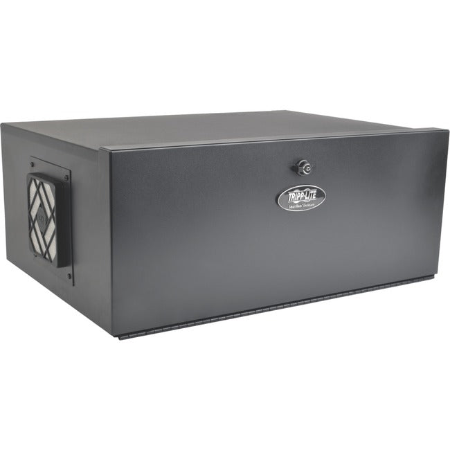 Tripp Lite 5U Security DVR Lockbox Rack Enclosure 60lb Capacity Black - American Tech Depot