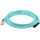 AddOn 7m MT-RJ (Male) to SC (Male) Aqua OM3 Duplex Fiber OFNR (Riser-Rated) Patch Cable - American Tech Depot