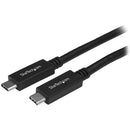 StarTech.com USB C Cable - 3 ft - 1m - 10 Gbps - 4K - USB-IF - Charge and Sync - USB Type C to Type C Cable - USB Type C Cable - American Tech Depot