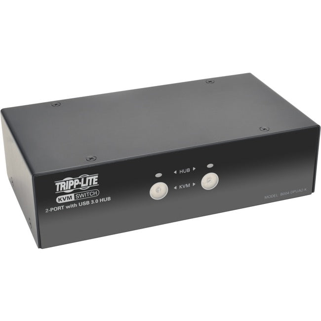 Tripp Lite 2-Port DisplayPort KVM Switch w-Audio, Cables and USB 3.0 SuperSpeed Hub - American Tech Depot