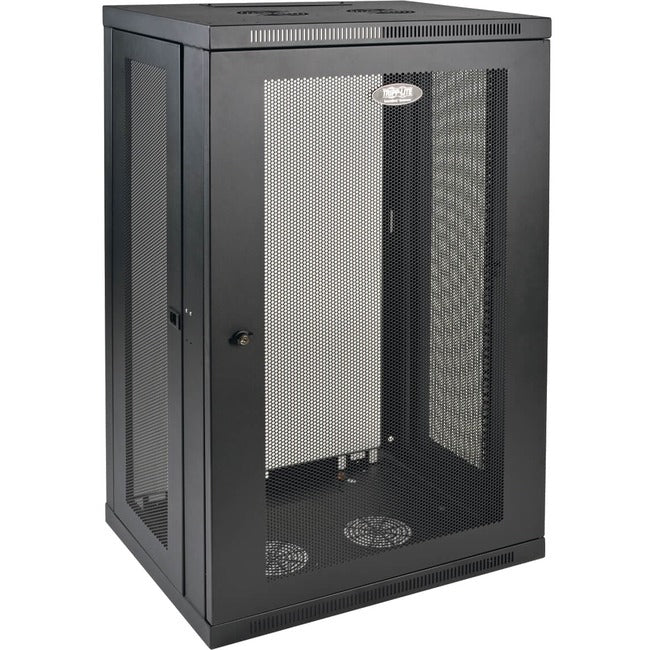 Tripp Lite 21U Wall Mount Rack Enclosure Server Cabinet w- Door and Side Panels - American Tech Depot
