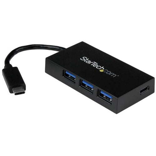 StarTech.com USB C Hub - 4 Port USB-C to USB-A (3x) and USB-C (1x) - Bus Powered USB Hub - USB Type C Hub - Port Expander - American Tech Depot