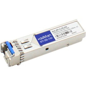 AddOn Cisco GLC-BX-U Compatible TAA Compliant 1000Base-BX SFP Transceiver (SMF, 1310nmTx-1490nmRx, 20km, LC)