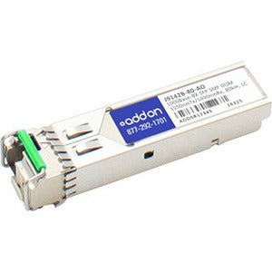 AddOn HP J9142B Compatible TAA Compliant 1000Base-BX SFP Transceiver (SMF, 1550nmTx-1490nmRx, 80km, LC, DOM)