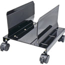 SYBA Multimedia Steel PC Stand for ATX Case with Adj. Width and 4 Caster wheels