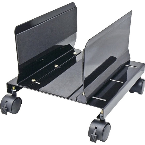 SYBA Multimedia Steel PC Stand for ATX Case with Adj. Width and 4 Caster wheels
