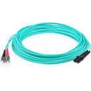 AddOn 3m MT-RJ (Male) to ST (Male) Aqua OM3 Duplex Fiber OFNR (Riser-Rated) Patch Cable - American Tech Depot