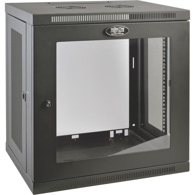 Tripp Lite 12U Wall Mount Rack Enclosure Server Cabinet w- Glass Front Door - American Tech Depot