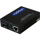 AddOn 10-100-1000Base-TX(RJ-45) to Open SFP Port POE Media Converter