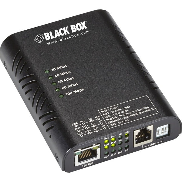 Black Box Industrial Ethernet Extender - 10-100, 1-Port