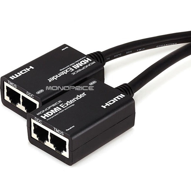 Monoprice, Inc. Hdmi Extender Over Cat5e Or Cat6 Connection Up To 98ft - American Tech Depot