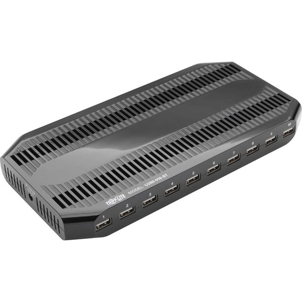 Tripp Lite 10-Port USB Charging Station Hub w Adjustable Storage Tablet - Smartphone - iPad - Iphone 5V 21A 105W
