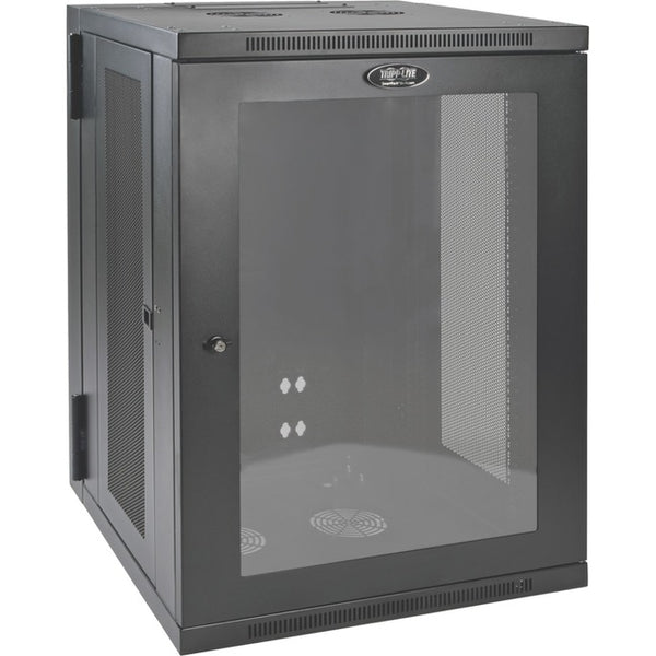 Tripp Lite 18U Wall Mount Rack Enclosure Server Cabinet w Hinged Acrylic Window - American Tech Depot