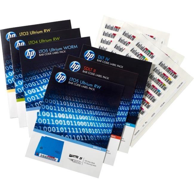 HPE LTO-7 Ultrium RW Bar Code Label Pack - American Tech Depot