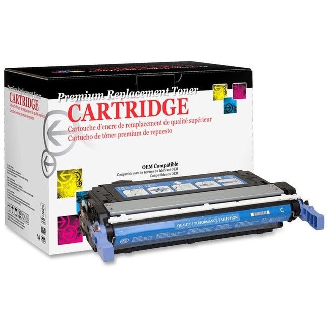 West Point Remanufactured Toner Cartridge - Alternative for HP 643A - Cyan