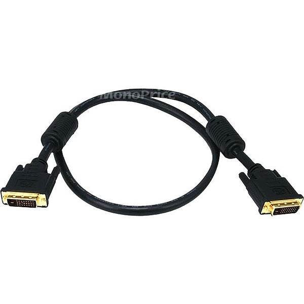 Monoprice 3ft 28AWG CL2 Dual Link DVI-D Cable - Black - American Tech Depot