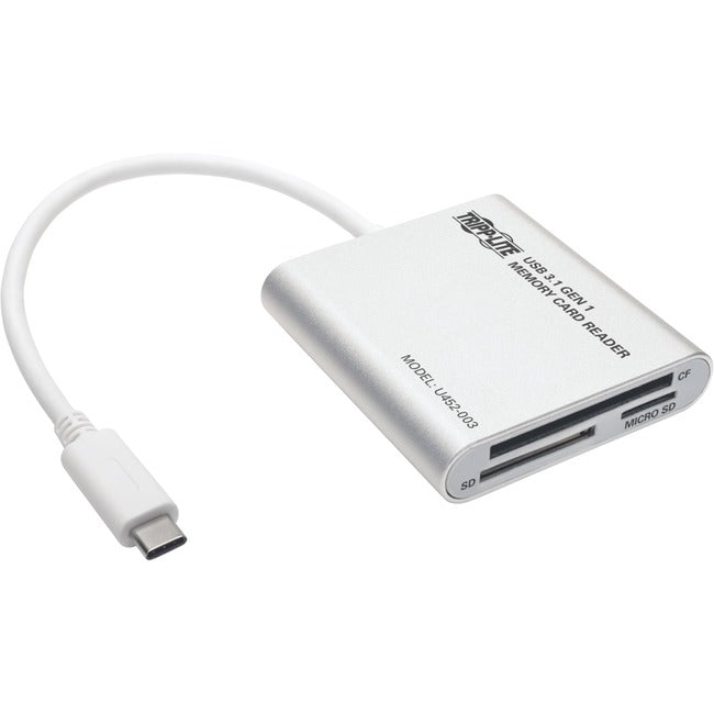 Tripp Lite USB 3.1 Gen 1 Multi-Drive Smart-Card Flash-Memory Media Reader-Writer - American Tech Depot