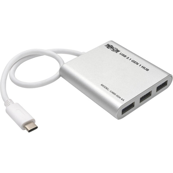 Tripp Lite 4-Port USB 3.1 USB-C to USB-A Hub w- USB-C Charging Port 5 Gbps Tablet Laptop - American Tech Depot