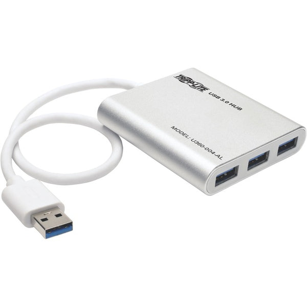 Tripp Lite 4-Port Portable USB 3.0 SuperSpeed Mini Hub Aluminum - American Tech Depot