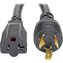 Tripp Lite 6in Power Cord Adapter Cable L5-20P to 5-15-20R with Locking Connectors Heavy Duty 20A 12AWG 6" - American Tech Depot