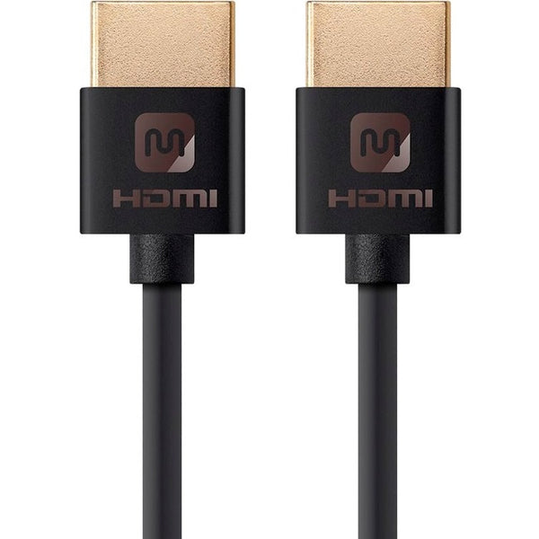Monoprice Ultra Slim Series High Speed HDMI Cable, 3ft Black - American Tech Depot