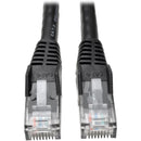 Tripp Lite 3ft Cat6 Gigabit Snagless Molded Patch Cable RJ45 M-M Black 3' 50 Bulk Pack - American Tech Depot