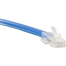 ENET Cat5e Blue 35 Foot Non-Booted (No Boot) (UTP) High-Quality Network Patch Cable RJ45 to RJ45 - 35Ft - American Tech Depot