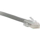 ENET Cat5e Gray 4 Foot Non-Booted (No Boot) (UTP) High-Quality Network Patch Cable RJ45 to RJ45 - 4Ft - American Tech Depot