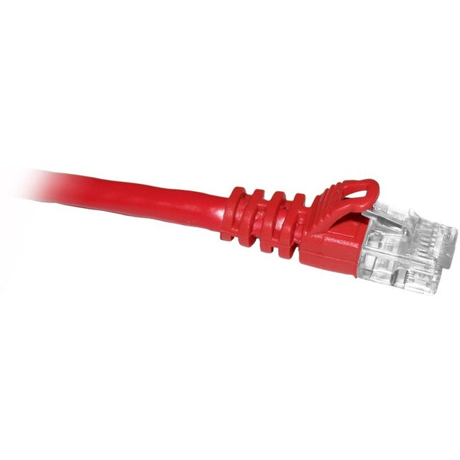 ENET Cat5e Red 4 Foot Patch Cable with Snagless Molded Boot (UTP) High-Quality Network Patch Cable RJ45 to RJ45 - 4Ft - American Tech Depot