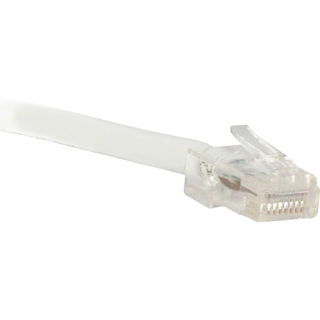 ENET Cat5e White 2 Foot Non-Booted (No Boot) (UTP) High-Quality Network Patch Cable RJ45 to RJ45 - 2Ft - American Tech Depot