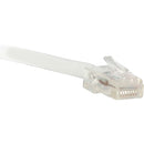ENET Cat5e White 30 Foot Non-Booted (No Boot) (UTP) High-Quality Network Patch Cable RJ45 to RJ45 - 30Ft - American Tech Depot