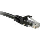 ENET Cat6 Black 1 Foot Patch Cable with Snagless Molded Boot (UTP) High-Quality Network Patch Cable RJ45 to RJ45 - 1Ft - American Tech Depot
