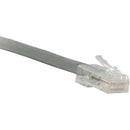 ENET Cat6 Gray 1 Foot Non-Booted (No Boot) (UTP) High-Quality Network Patch Cable RJ45 to RJ45 - 1Ft - American Tech Depot