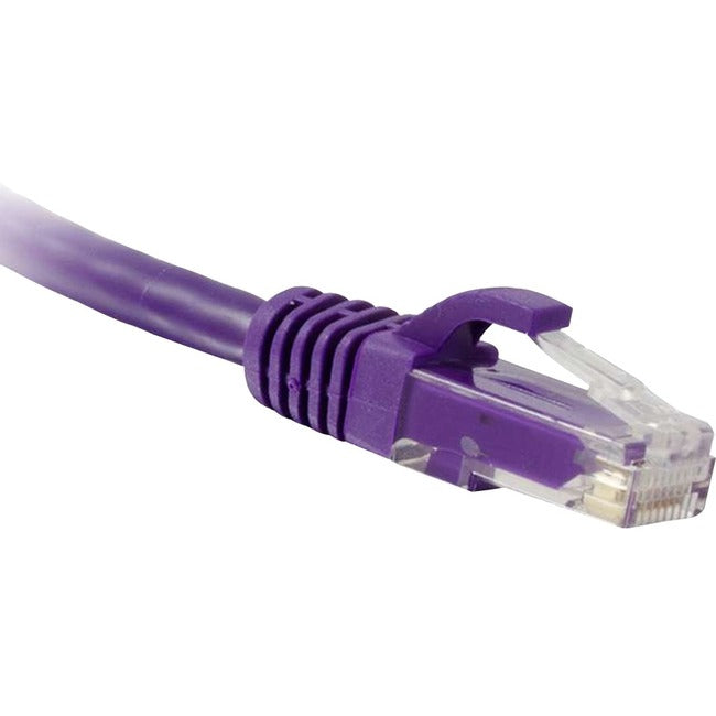 ENET Cat6 Purple 8 Foot Patch Cable with Snagless Molded Boot (UTP) High-Quality Network Patch Cable RJ45 to RJ45 - 8Ft - American Tech Depot