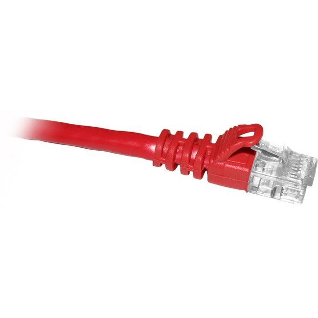 ENET Cat6 Red 1 Foot Patch Cable with Snagless Molded Boot (UTP) High-Quality Network Patch Cable RJ45 to RJ45 - 1Ft - American Tech Depot