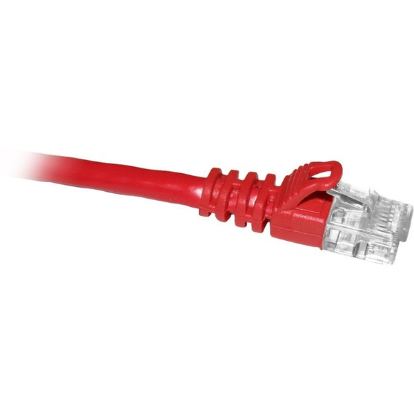 ENET Cat6 Red 2 Foot Patch Cable with Snagless Molded Boot (UTP) High-Quality Network Patch Cable RJ45 to RJ45 - 2Ft