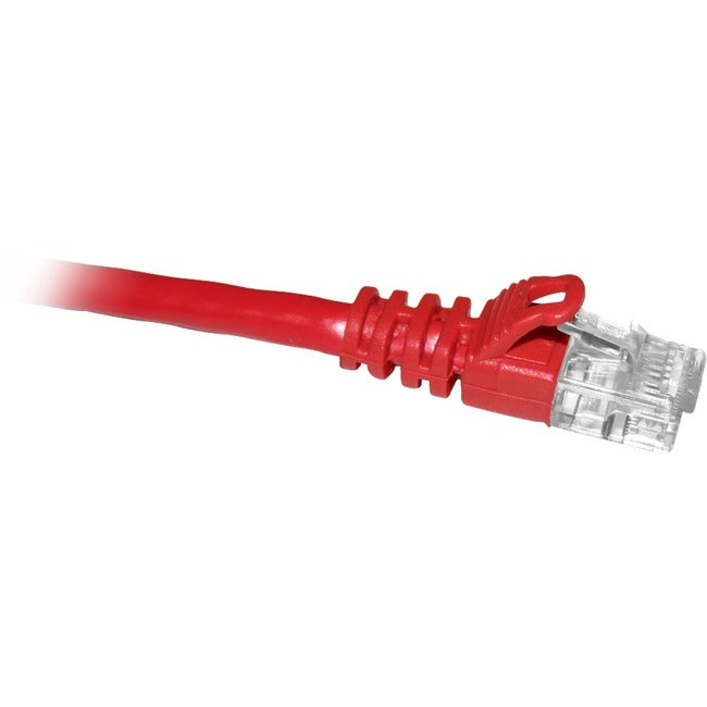 ENET Cat6 Red 100 Foot Patch Cable with Snagless Molded Boot (UTP) High-Quality Network Patch Cable RJ45 to RJ45 - 100Ft