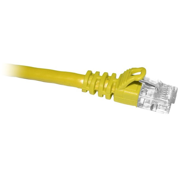 ENET Cat6 Yellow 1 Foot Patch Cable with Snagless Molded Boot (UTP) High-Quality Network Patch Cable RJ45 to RJ45 - 1Ft - American Tech Depot