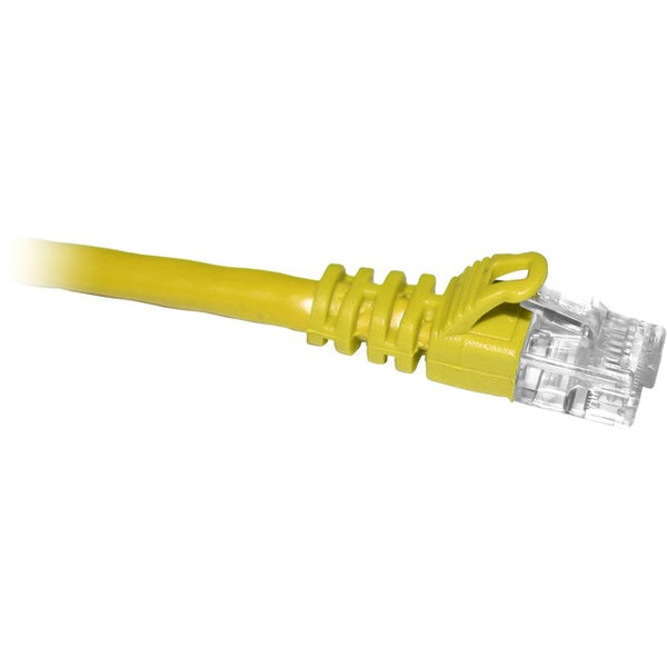 ENET Cat6 Yellow 1 Foot Patch Cable with Snagless Molded Boot (UTP) High-Quality Network Patch Cable RJ45 to RJ45 - 1Ft - American Tech Depot