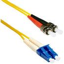 ENET 30M ST-LC Duplex Single-mode 9-125 OS1 or Better Yellow Fiber Patch Cable 30 meter ST-LC Individually Tested - American Tech Depot